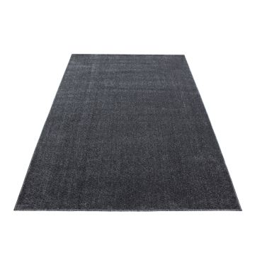 Ata vloerkleed laagpolig rechthoek 280x370cm grijs