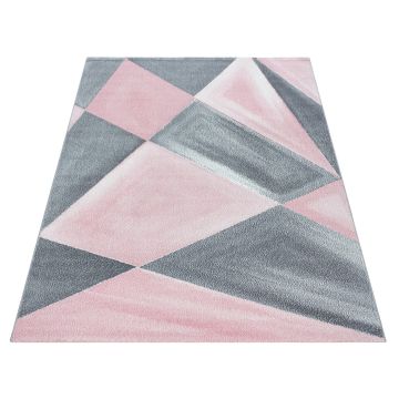Beta Bakla vloerkleed laagpolig rechthoek 200x290cm roze
