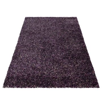 Enjoy Shaggy tapis poils longs rectangle 120x170cm lilas