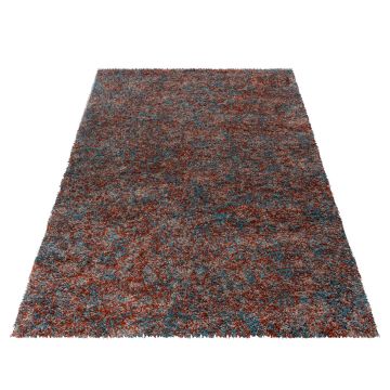 Enjoy Shaggy tapis poils longs rectangle 60x110cm terra