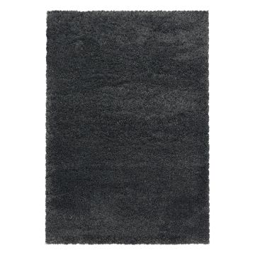 Fluffy Shaggy vloerkleed hoogpolig rechthoek 120x170cm grijs