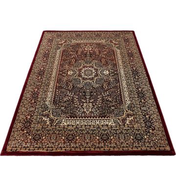 Marrakesh Berber tapis poils ras rectangle 80x150cm rouge