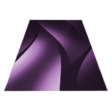 Plus Shadow tapis poils ras rectangle 200x290cm lilas