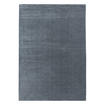 Rio One tapis poils longs rectangle 140x200cm argent