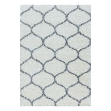 Salsa Shaggy vloerkleed hoogpolig rechthoek 120x170cm crème