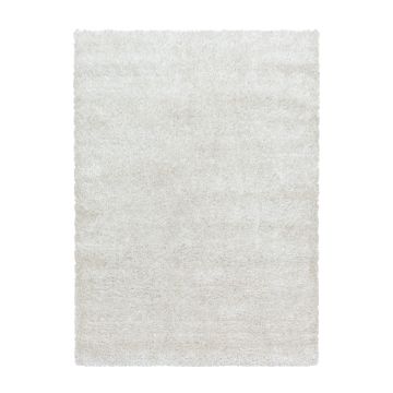 Brilliant Shaggy vloerkleed hoogpolig rechthoek 60x110cm natuurkleur