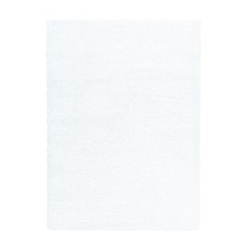 Brilliant Shaggy tapis poils longs rectangle 120x170cm neige