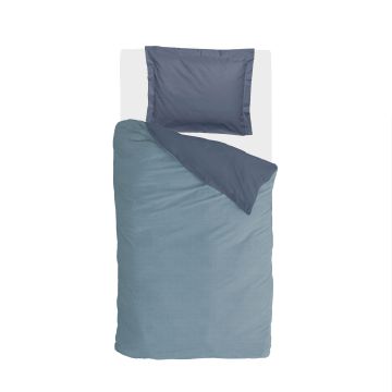 Vintage Club dekbedovertrek 140x220cm blauw