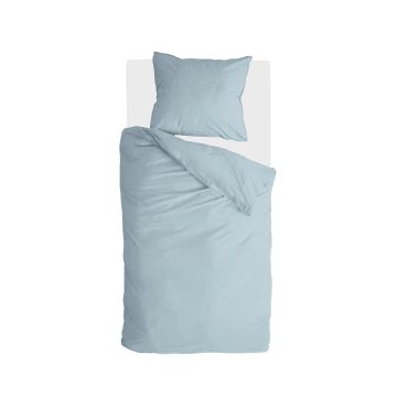 Vintage Cotton dekbedovertrek 140x220cm jeans blauw