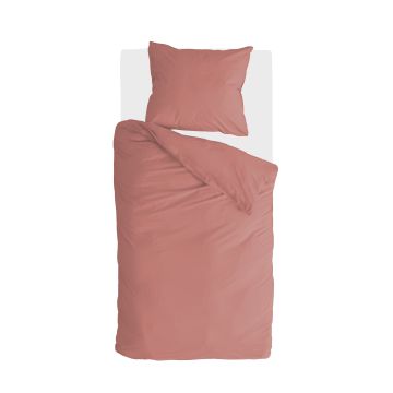 Vintage Cotton dekbedovertrek 140x220cm terra