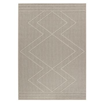 Patara Zigzag buitenkleed laagpolig rechthoek 160x230cm beige