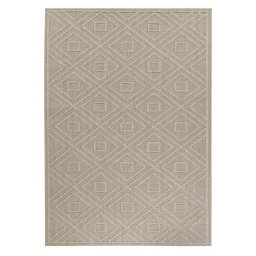 Patara Eye buitenkleed laagpolig rechthoek 200x290cm beige