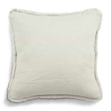 Casual Touch sierkussen 45x45cm crème