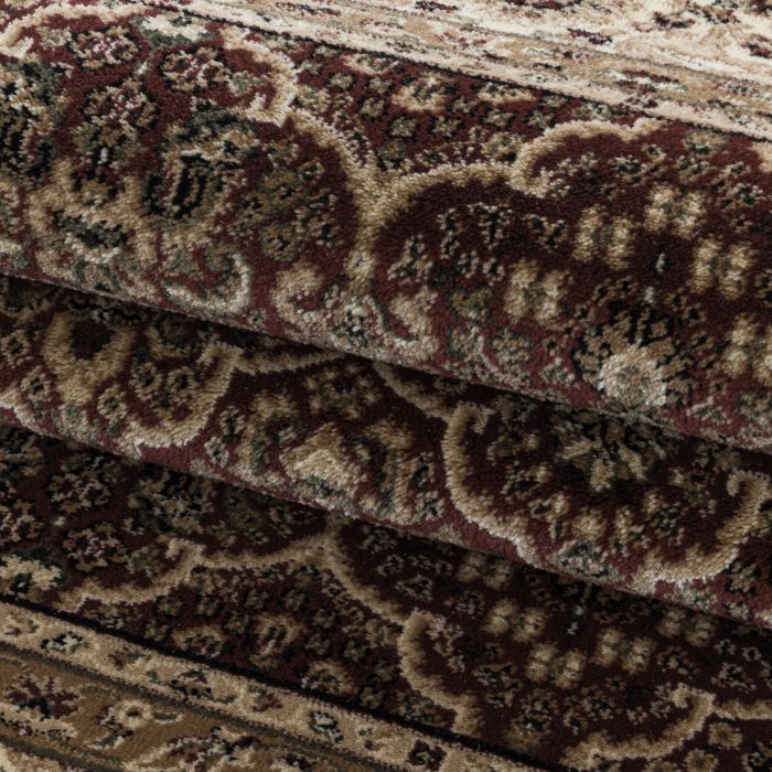 Kashmir Hereke tapis poils ras rectangle 160x230cm rouge