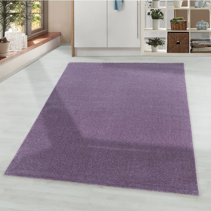 Rio One tapis poils longs rectangle 80x150cm lilas