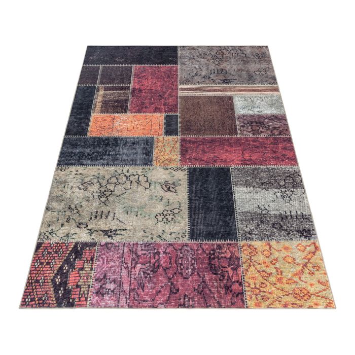 Fiesta Empire antislip vloerkleed platgeweven rechthoek 120x170cm multikleur