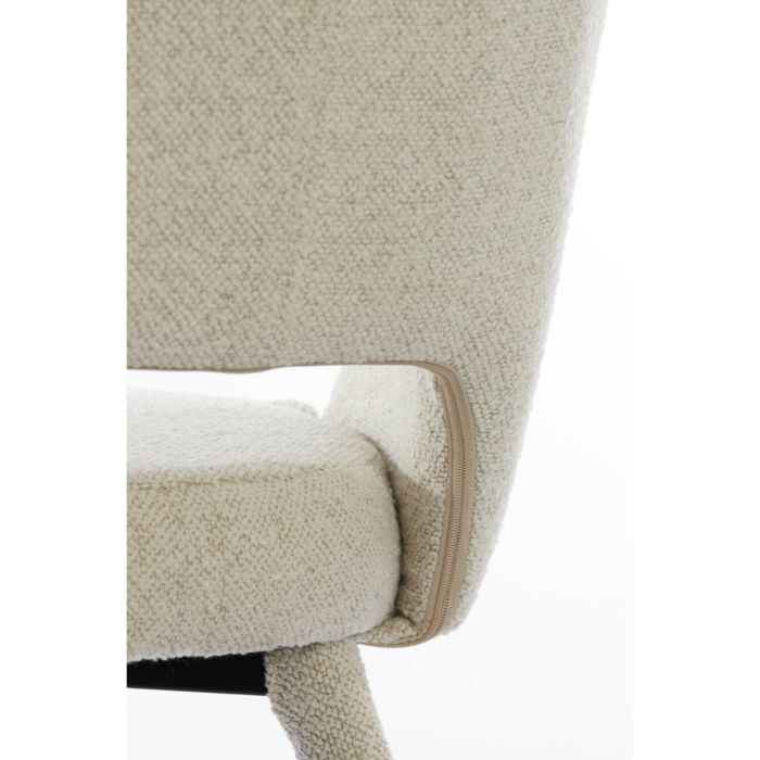 DJESLIN eetkamerstoel 57x51x84cm beige