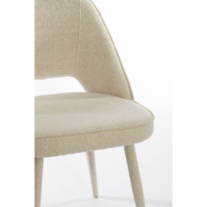 DJESLIN eetkamerstoel 57x51x84cm beige