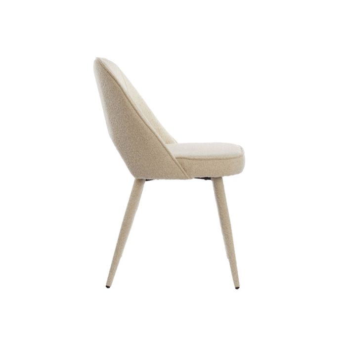 DJESLIN eetkamerstoel 57x51x84cm beige