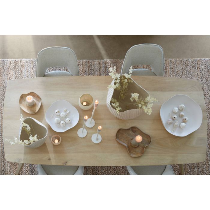 DJESLIN eetkamerstoel 57x51x84cm beige