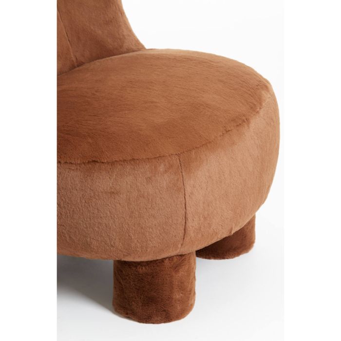 KAMOVU fauteuil 79x76x77cm bruin