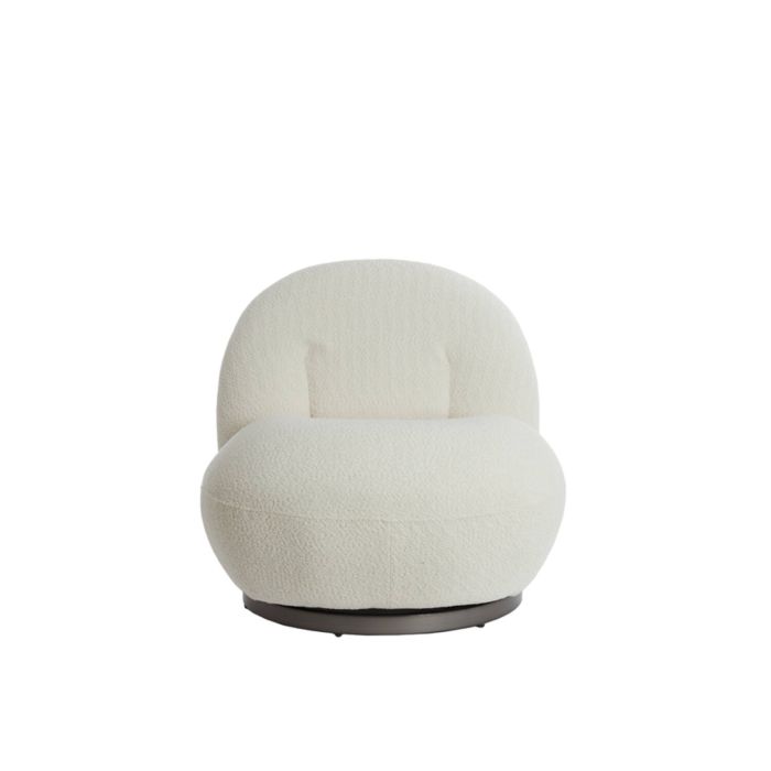 GUMACA fauteuil bouclé (lus) 90x77x72cm crème