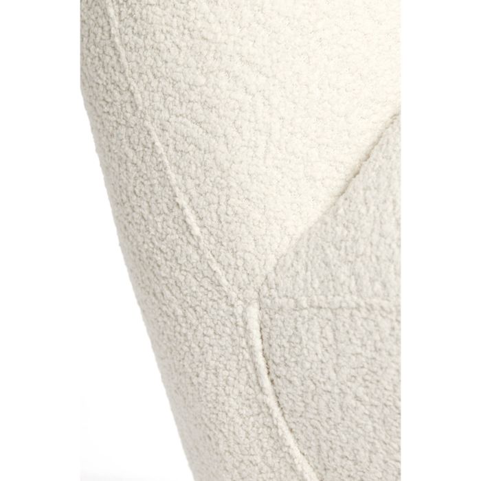 GUMACA fauteuil bouclé (lus) 90x77x72cm crème