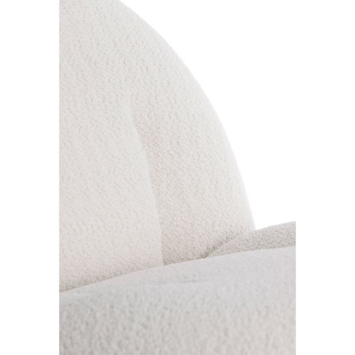 GUMACA fauteuil bouclé (lus) 90x77x72cm crème