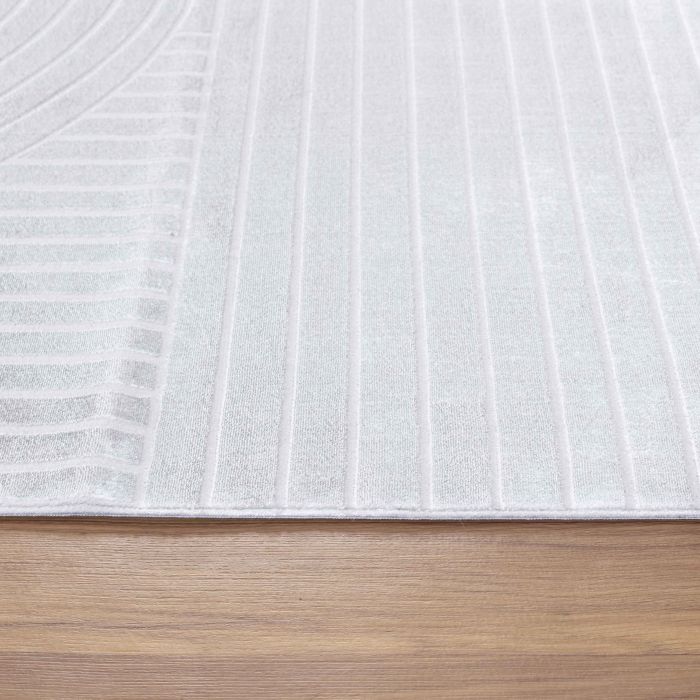 Style Orvyn vloerkleed laagpolig rechthoek 240x340cm zilver